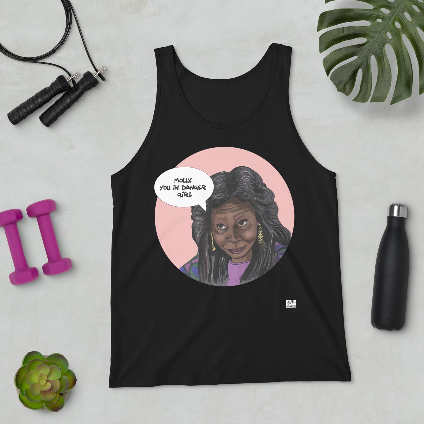 Whoopi Goldberg in 'Ghost' - Unisex Tank Top
