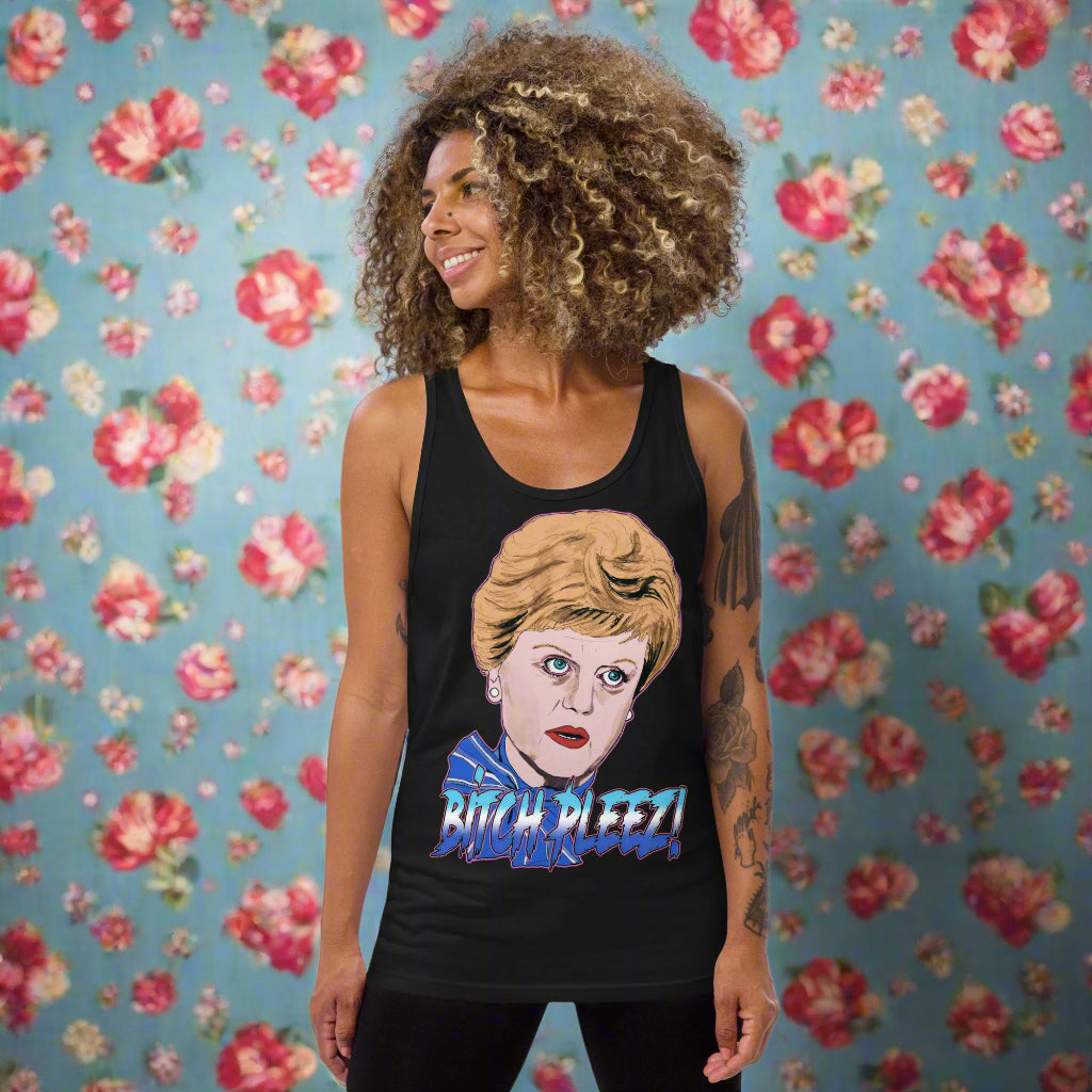 Murder She Wrote "Bitch Pleez!" - Unisex Tank Top