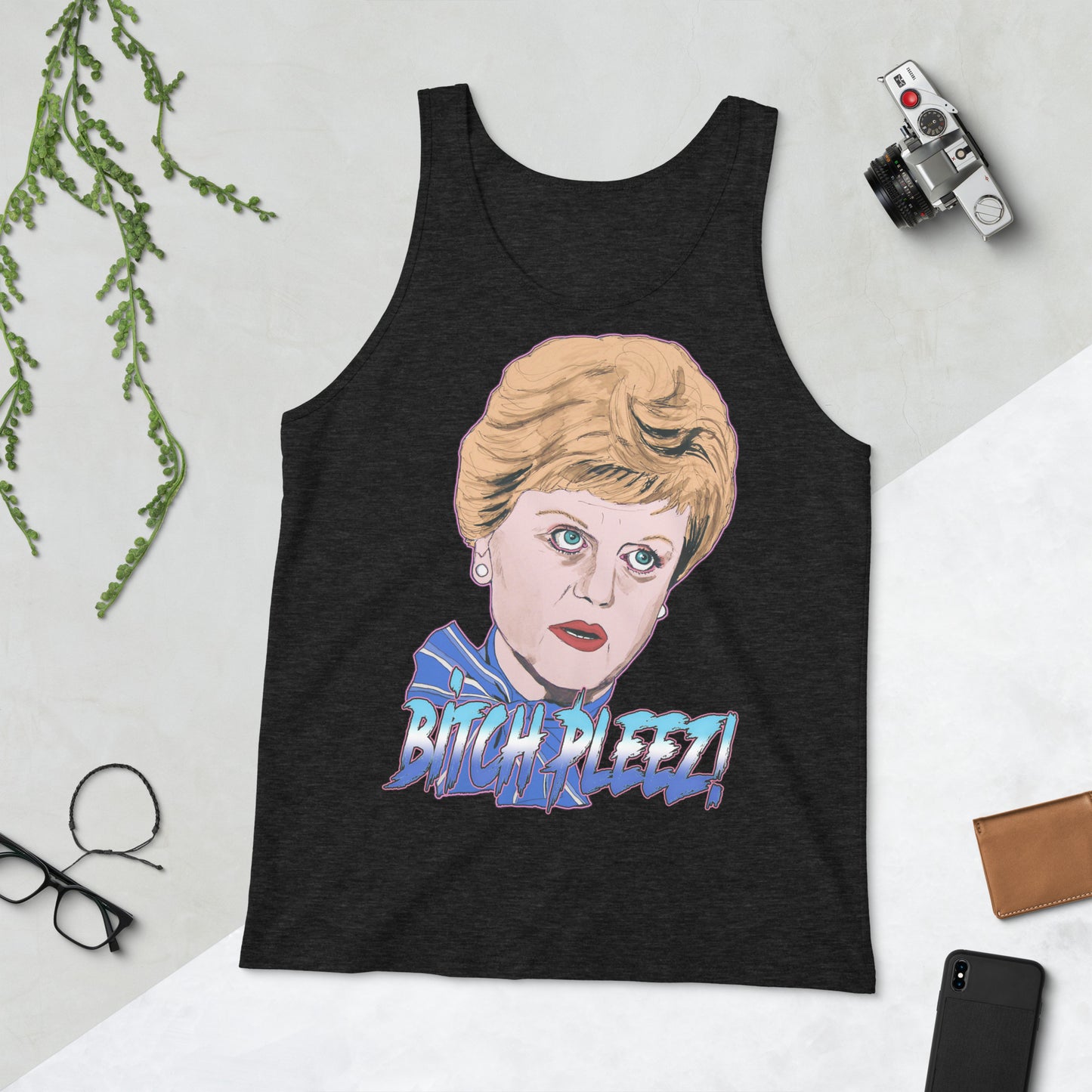 Murder She Wrote "Bitch Pleez!" - Unisex Tank Top
