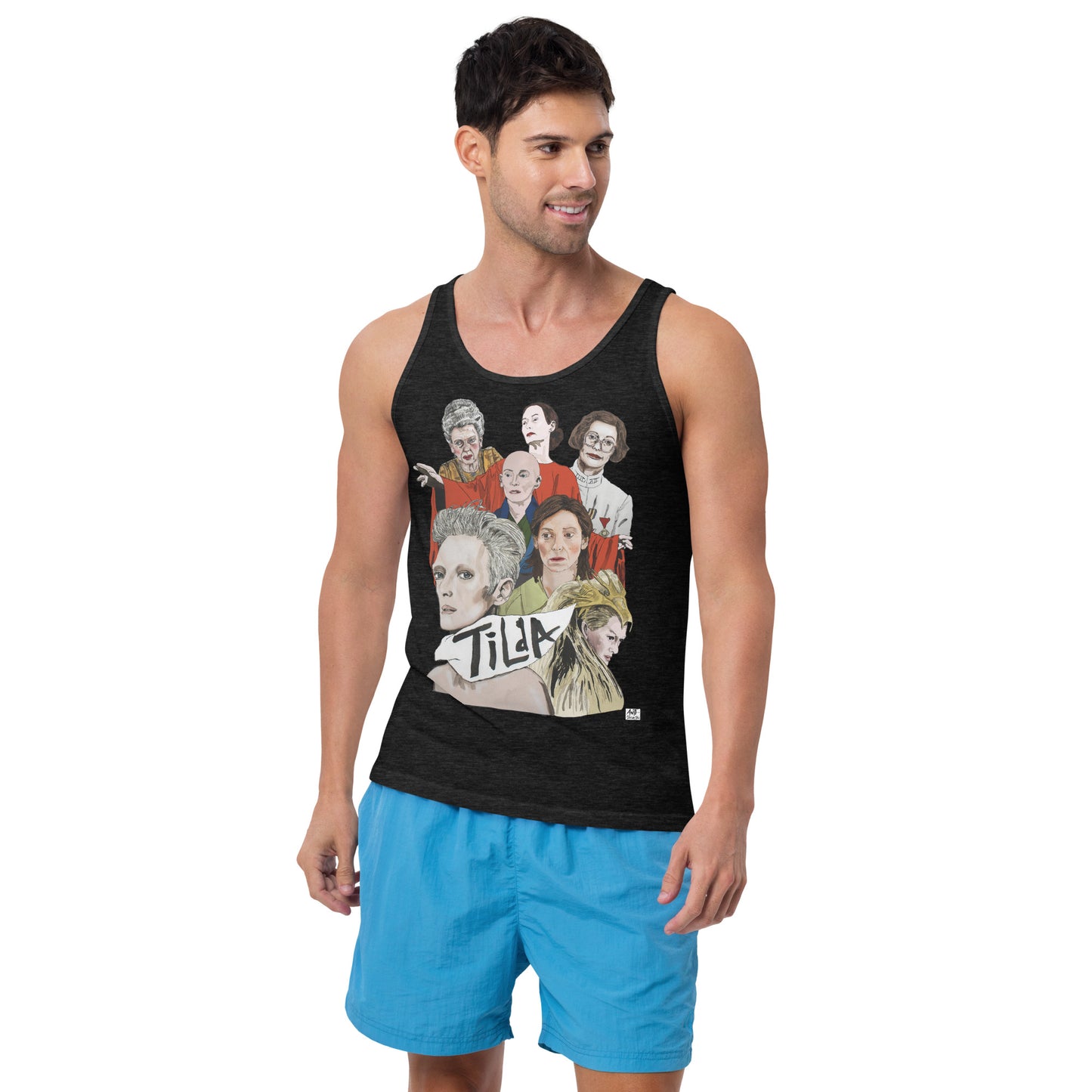 Tilda Swinton Montage Men's Tank Top