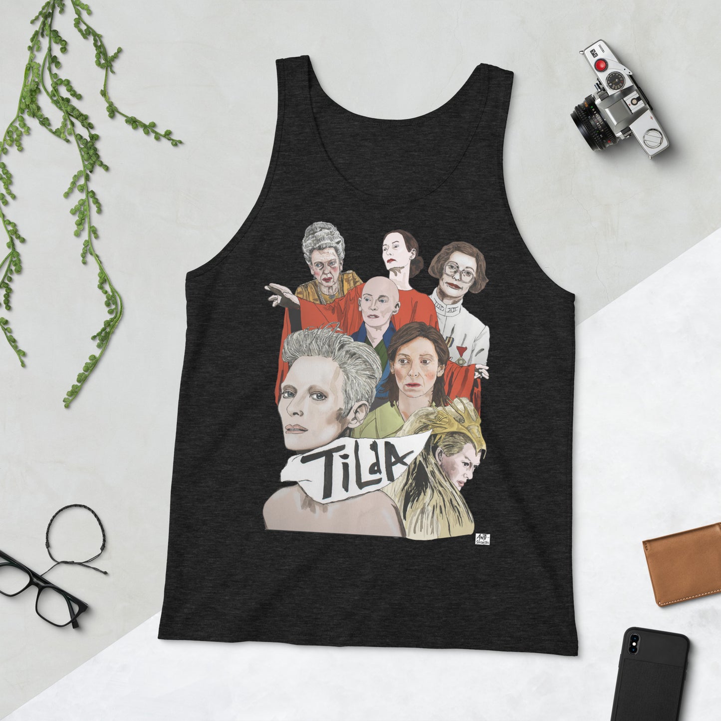Tilda Swinton Montage Men's Tank Top