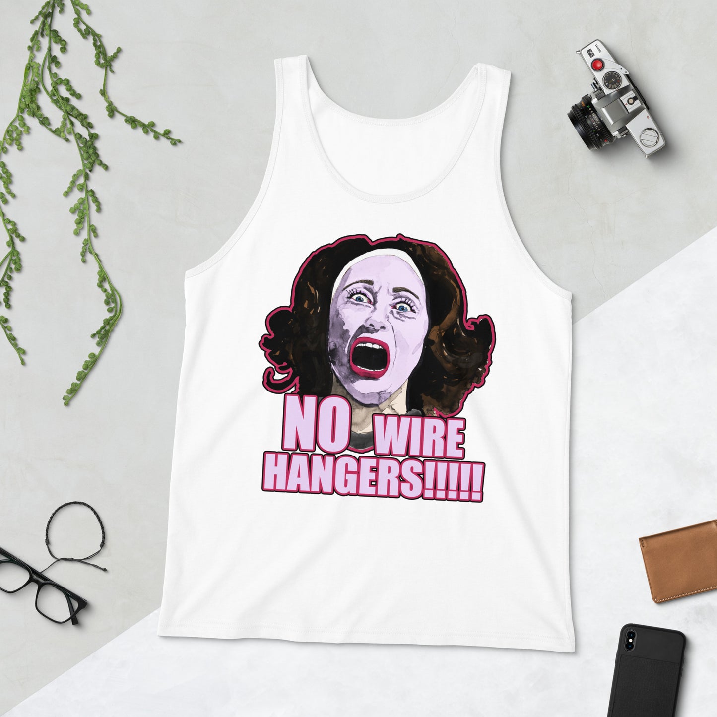 No Wire Hangers!!!! from 'Mommie Dearest' - Unisex Tank Top