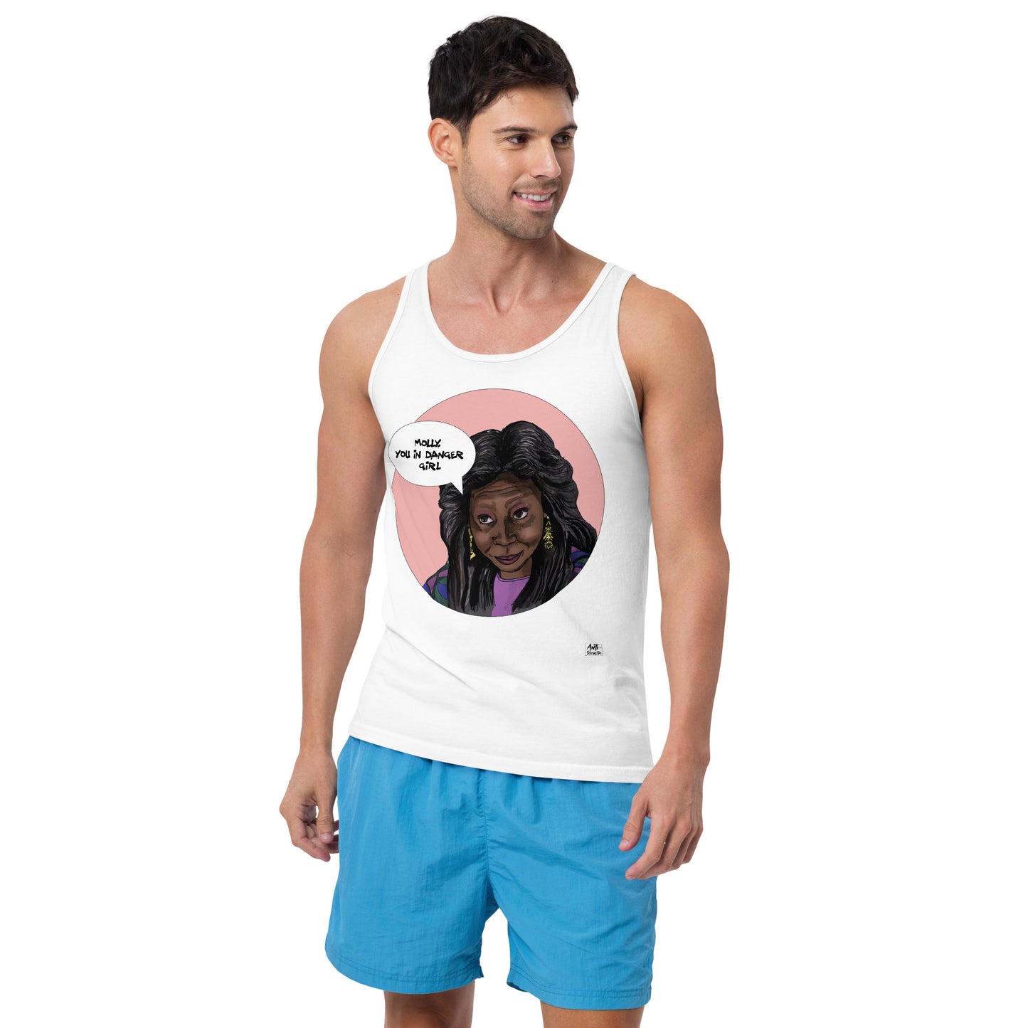 Whoopi Goldberg in 'Ghost' - Unisex Tank Top