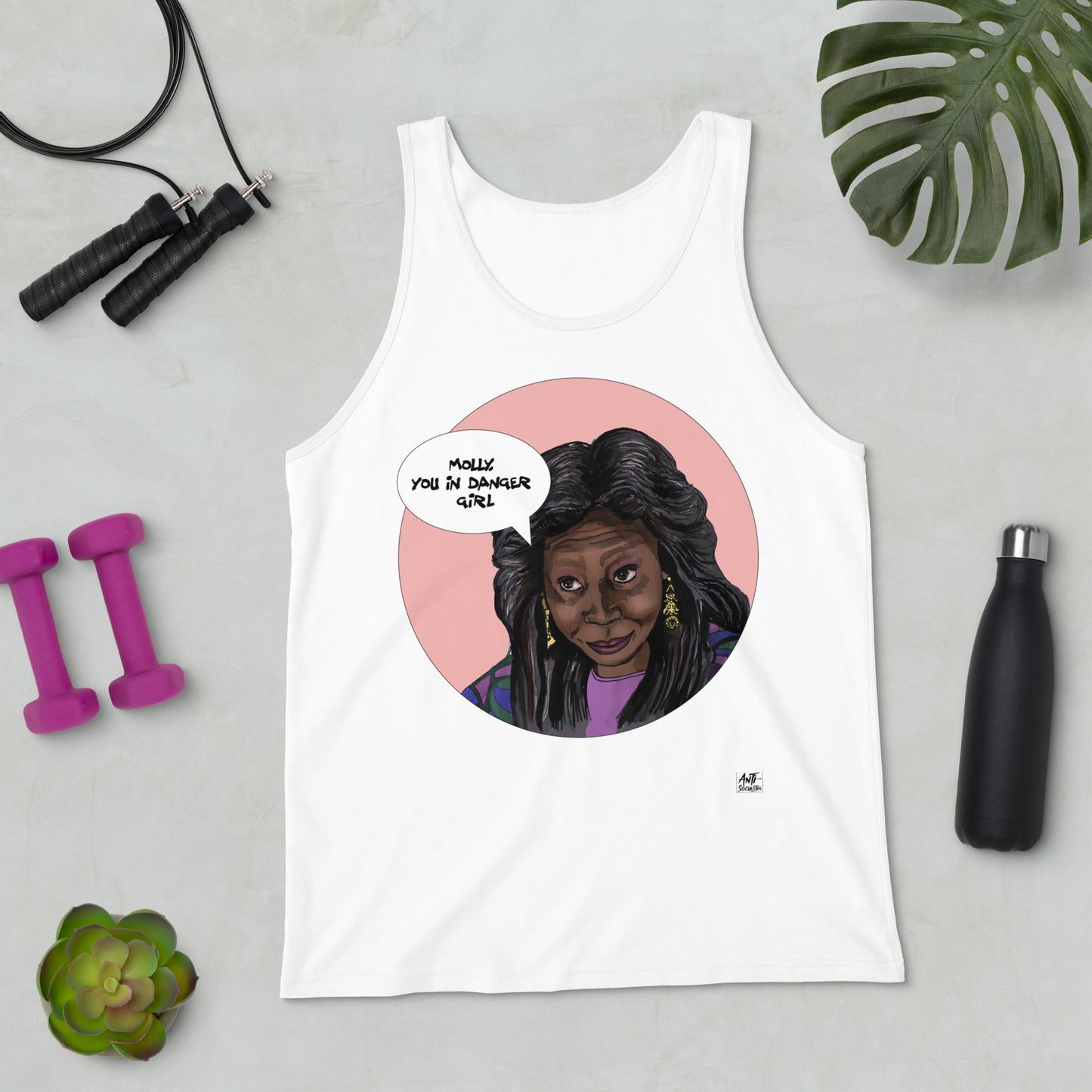 Whoopi Goldberg in 'Ghost' - Unisex Tank Top
