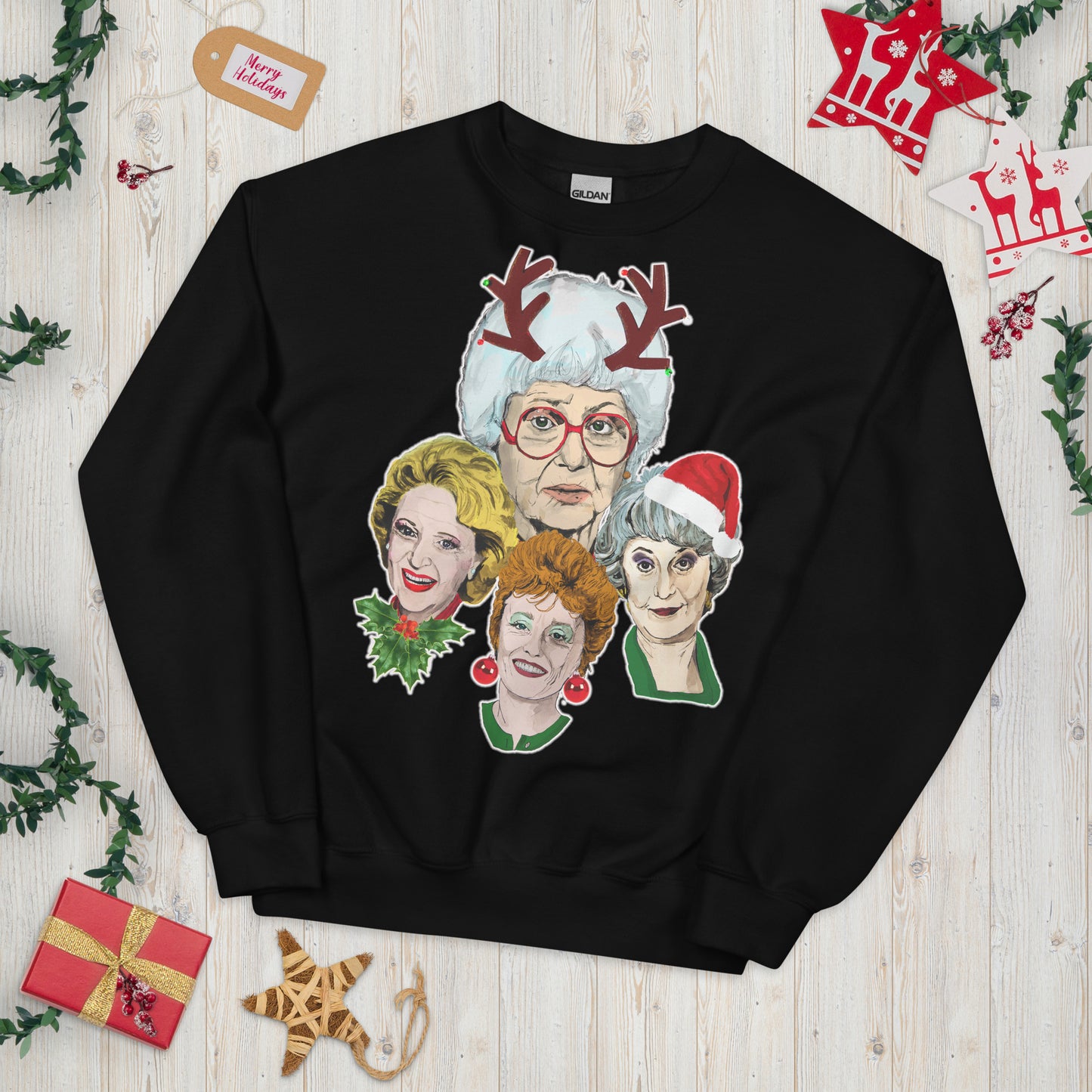 Golden Girls at Christmas - Unisex Sweatshirt