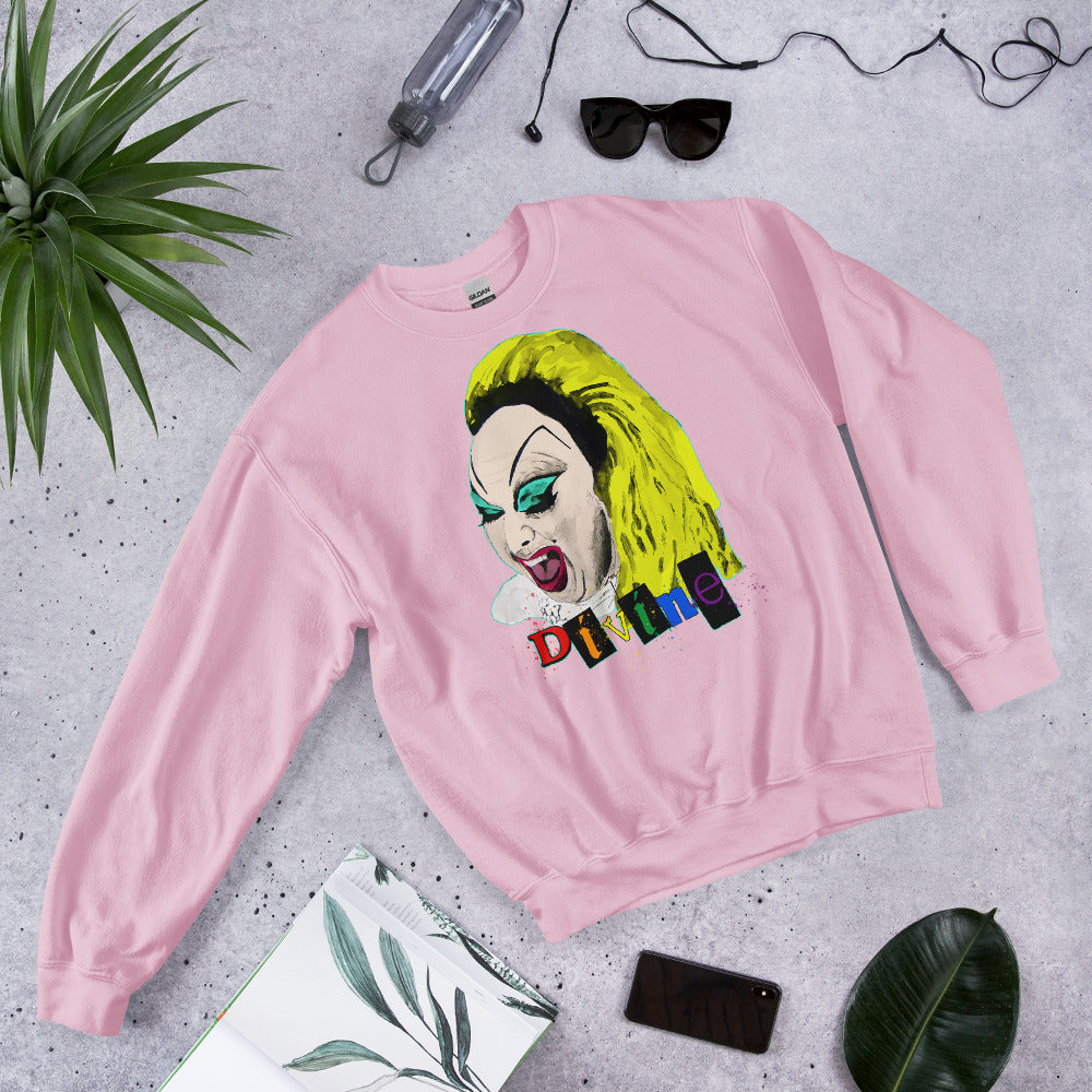 Divine in 'Pink Flamingos' - Sweatshirt