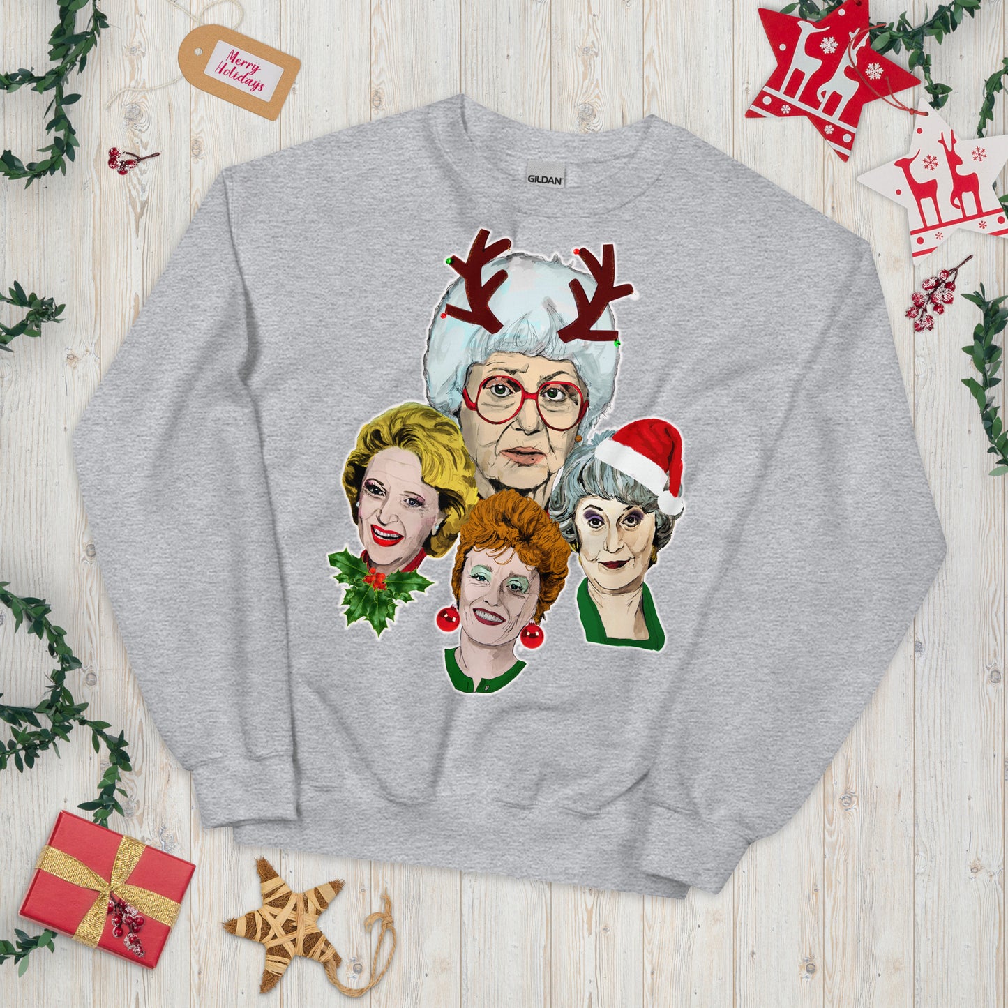 Golden Girls at Christmas - Unisex Sweatshirt