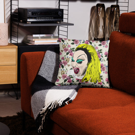 Divine in 'Pink Flamingos' - Pillow Case / Cushion Cover