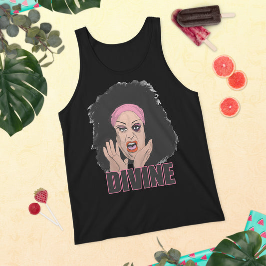 Divine in 'Female Trouble' – Unisex Tank Top