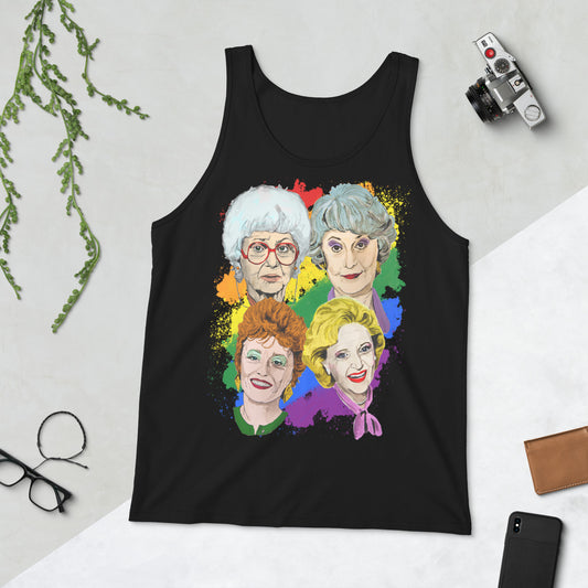 Golden Girls PRIDE! Unisex Tank Top