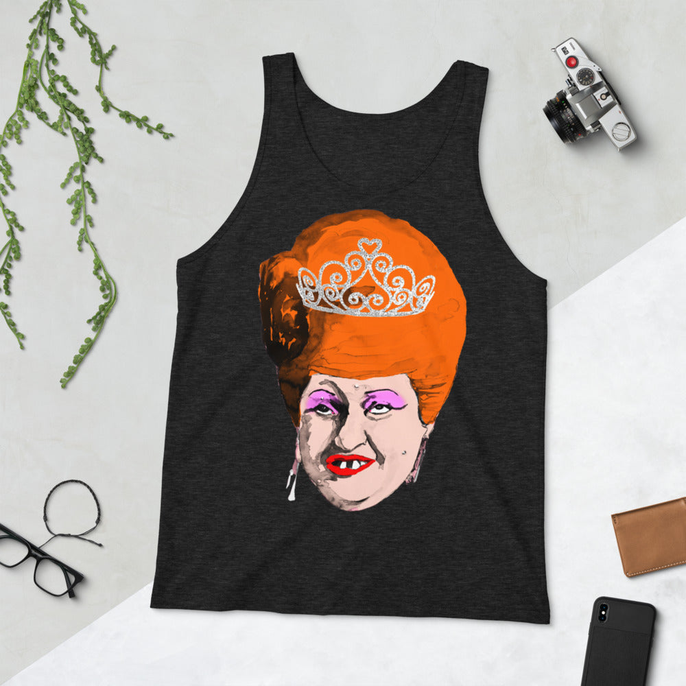 Queen Carlotta in 'Desperate Living' - Unisex Tank Top