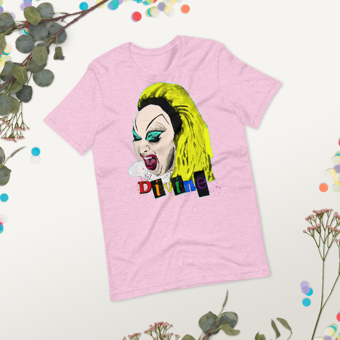 Divine in 'Pink Flamingos' - Unisex T-shirt